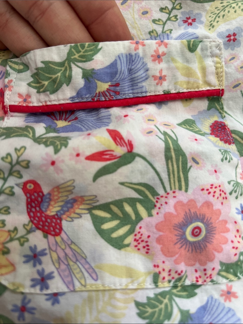 Rare Lands’ End Women’s Poplin Short Sleeve PJ set - Picture 4 of 12